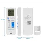 Ewent EW1579 Telecomando universale per climatizzatore - Colore bianco - immagine 3