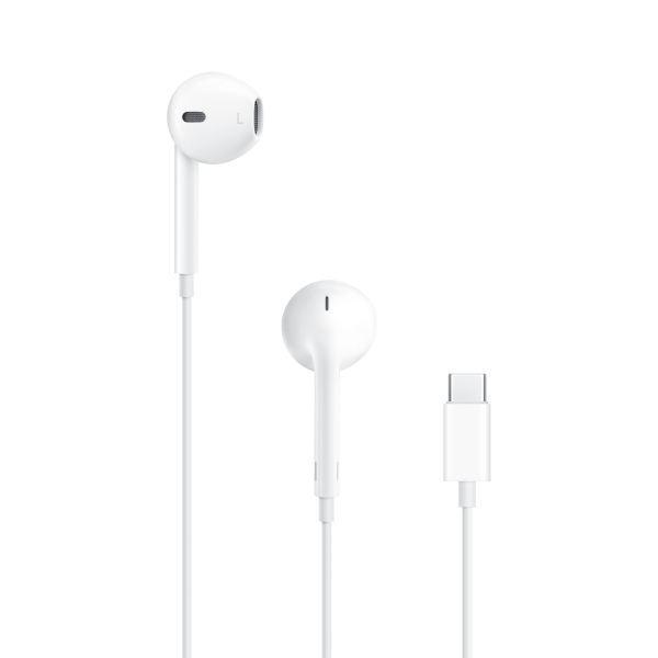 Apple EarPods - Auricolari binaurali con USB-C - Microfono integrato - Controllo del volume - Colore: bianco