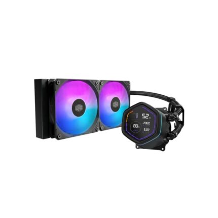 Cooler Master Masterliquid Core Nex Digital 240 ARGB Kit di raffreddamento a liquido - Display LED digitale da 2