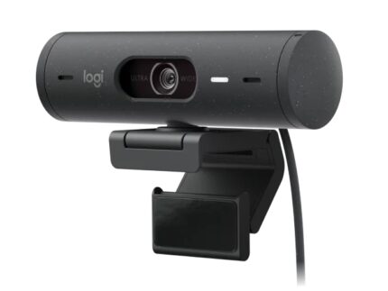 Logitech Brio 505 Webcam - 1080P - Zoom digitale 4X - Messa a fuoco automatica - Microfono stereo - Nero