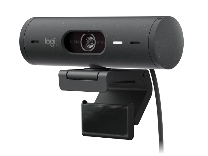 Logitech Brio 505 Webcam - 1080P - Zoom digitale 4X - Messa a fuoco automatica - Microfono stereo - Nero