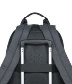 Zaino portatile Tucano Nemo da 15,6" - Cinghia per trolley - Tasche per bottiglia e ombrello - Colore: nero - immagine 4