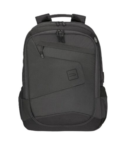 Zaino portatile Tucano Lato da 17" - Schienale e spallacci imbottiti - Doppio scomparto - Tasche per bottiglia e ombrello - Colore: nero