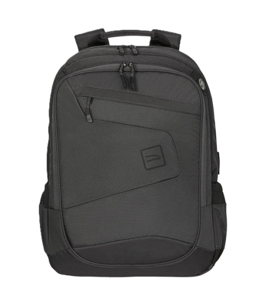 Zaino portatile Tucano Lato da 17" - Schienale e spallacci imbottiti - Doppio scomparto - Tasche per bottiglia e ombrello - Colore: nero