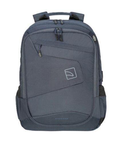 Zaino portatile Tucano Lato da 17" - Schienale e spallacci imbottiti - Doppio scomparto - Tasche per bottiglia e ombrello - Colore blu
