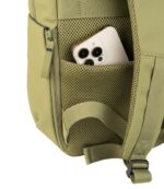 Zaino portatile Tucano Laser da 16" - Cinghia per trolley - Schienale e spallacci imbottiti - Tasca antifurto - Colore verde - immagine 4