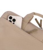 6" - Formato slim - Sistema antiurto - Doppia maniglia - Colore beige