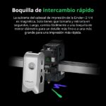 Stampante 3D aperta Creality Ender-3 V4 - Volume 22x22x23,5 cm - Velocità fino a 500 mm/s - Riscaldatore ceramico da 60 W - WiFi, USB - immagine 5