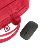 Tucano Idea Borsa portatile da 15,6" + mouse wireless - Modello slim - Interno imbottito - Colore rosso - immagine 3