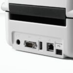 USB - Risoluzione 203 ppp - Velocità 203 mm/s - Colore: bianco/grigio