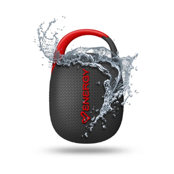 Energy Sistem EnergyClip Speaker 9W - Radio FM - Bluetooth 5.4 - True Wireless - IPX7 - USB e MicroSD - Colore nero