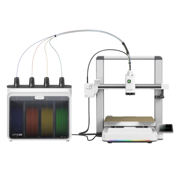 Stampante 3D aperta + unità CFS Creality Sparkx i7 Combo - Volume 26x26x25