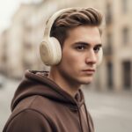NGS Artica Tempest Cuffie Bluetooth 6.0 - Batteria rimovibile - Pieghevole - Autonomia fino a 80h - Colore beige - immagine 5