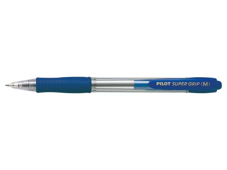 Pilot Penna a sfera retrattile SuperGrip - Punta rotonda 1
