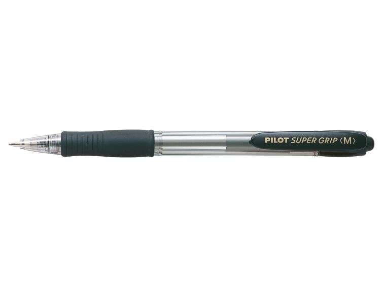 Pilot Penna a sfera retrattile SuperGrip - Punta rotonda 1
