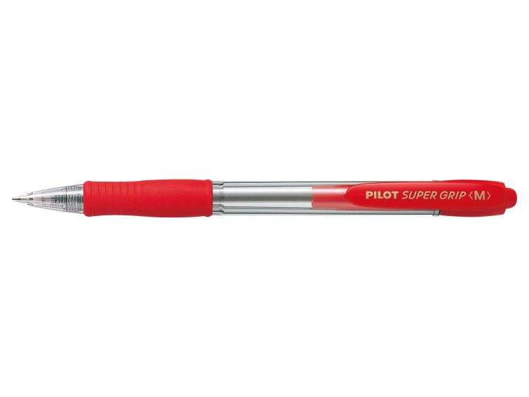 Pilot Penna a sfera retrattile SuperGrip - Punta rotonda 1
