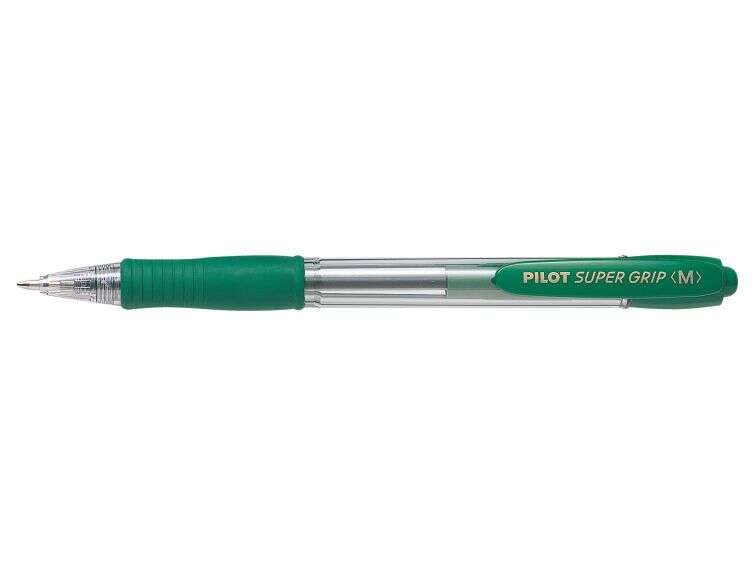 Pilot Penna a sfera retrattile SuperGrip - Punta rotonda 1