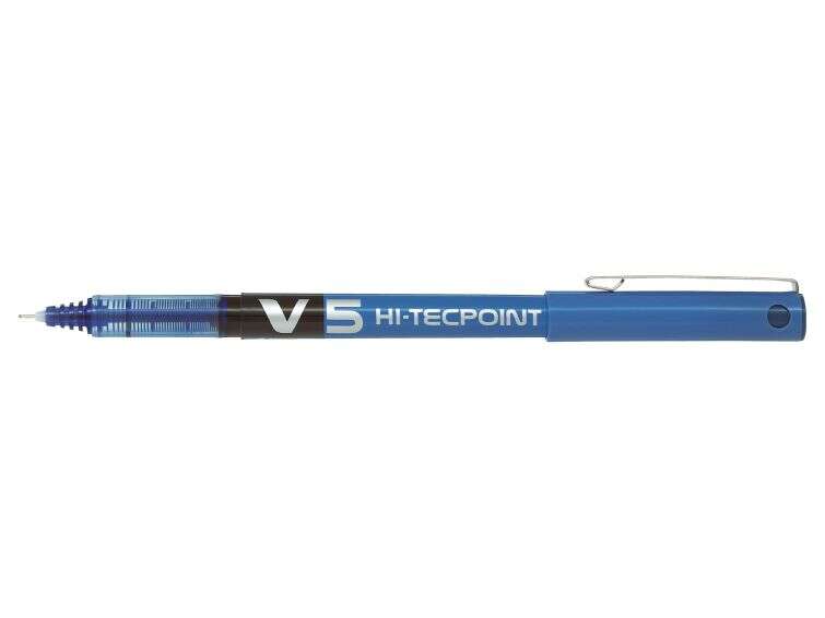Pilot Penna a inchiostro liquido V5 HI-Tecpoint Rollerball - Punta fine a ago 0