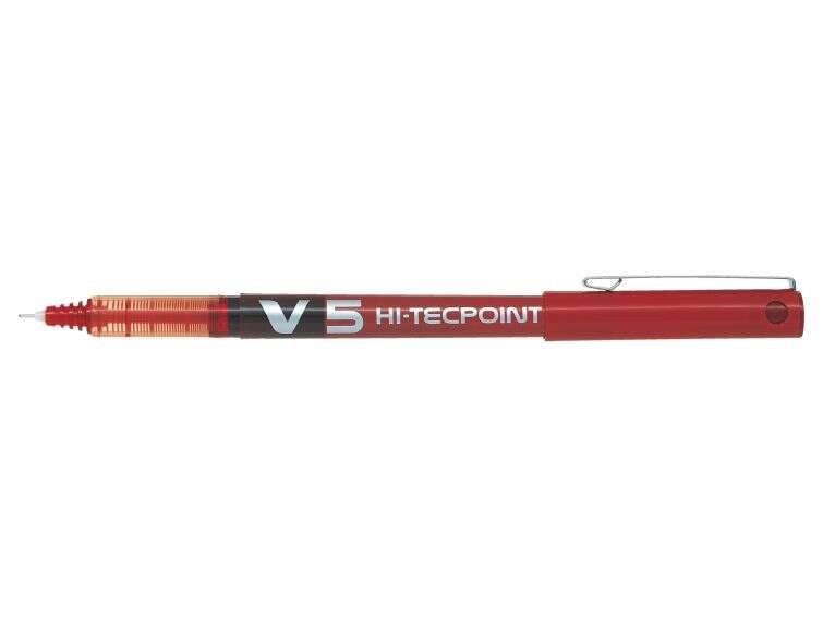 Pilot Penna a inchiostro liquido V5 HI-Tecpoint Rollerball - Punta fine a ago 0