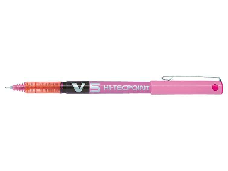 Pilot Penna a inchiostro liquido V5 HI-Tecpoint Rollerball - Punta fine a ago 0
