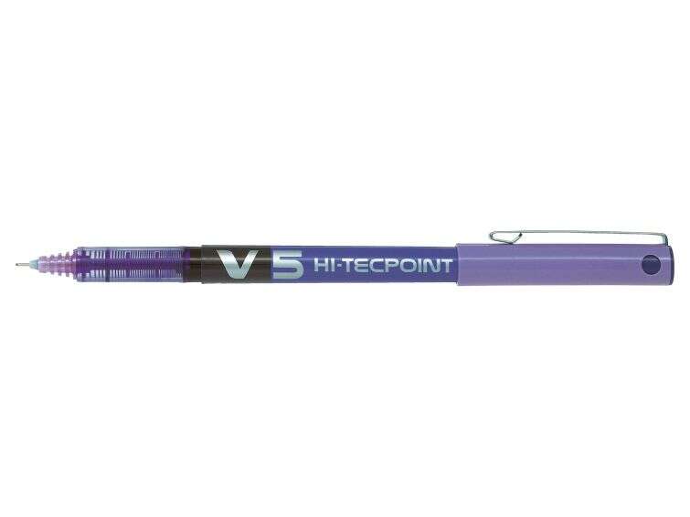 Pilot Penna a inchiostro liquido V5 HI-Tecpoint Rollerball - Punta fine a ago 0