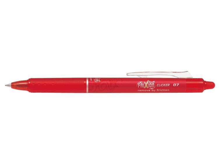 Pilot Frixion Clicker Penna gel cancellabile a scatto - Punta sferica 0
