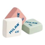 Milan 430 Gomma quadrata - a forma di briciola di pane - gomma sintetica morbida - colori assortiti