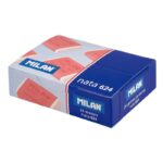 Milan Nata 624 Gomma da cancellare rettangolare - Plastica - Morbida - Non abrasiva - Colore bianco - immagine 2