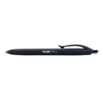 Milan P1 Touch Penna a sfera retrattile - Punta rotonda 1 mm - Inchiostro a base di olio - Scrittura fluida - 1.200 m di scrittura - Colore nero