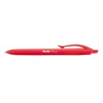 Milan P1 Touch Penna a sfera retrattile - Punta rotonda 1 mm - Inchiostro a base di olio - Scrittura fluida - 1.200 m di scrittura - Colore rosso