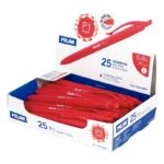 Milan P1 Touch Penna a sfera retrattile - Punta rotonda 1 mm - Inchiostro a base di olio - Scrittura fluida - 1.200 m di scrittura - Colore rosso - immagine 2