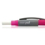 Milan PL1 Espositore da 20 portamine - Minuta 0,7 mm HB grafite - Gomma Milan extra lunga - Colori assortiti - immagine 3