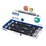 Portamine professionale Milan con temperino - Miniera da 5,2 mm - Alta qualità - Design e funzionalità - Colore nero - immagine 3