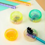 Milan Spin Espositore da 24 temperamatite con contenitore - Lama in acciaio - Colori assortiti - immagine 4