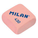 Milan 430 Confezione da 4 gomme quadrate - a forma di briciola di pane - gomma sintetica morbida - colori assortiti - immagine 2