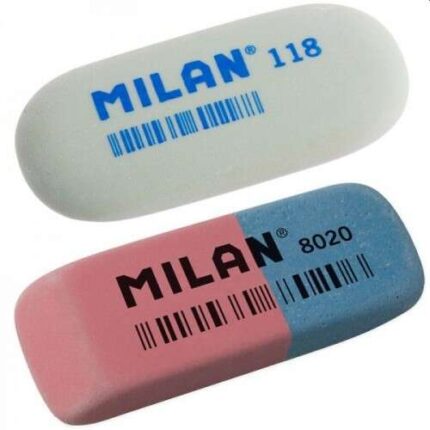 Milan Confezione da 2 gomme da cancellare