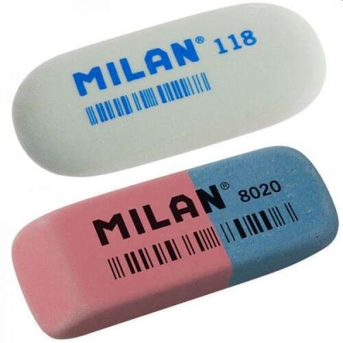 Milan Confezione da 2 gomme da cancellare