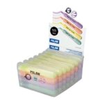 Milan Sway Espositore con 7 confezioni da 4 evidenziatori Pastel - Punta smussata 2 - 4 mm -  Ideale per sottolineare - Colori Pastel - immagine 2