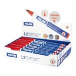 Milan Pennarello indelebile - Punta tonda 4 mm - Inchiostro a base di alcool - Colore rosso - immagine 2
