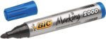 Bic Marking 2000 Ecolutions Pennarello permanente - Inchiostro a base alcolica - Ecologico - Asciugatura rapida - Colore blu - immagine 2