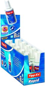 Tipp-Ex Rapid Liquido Correttore 20 ml - Formula ad asciugatura rapida - Applicatore in schiuma - immagine 2