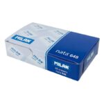 Milan Nata 648 Gomma da cancellare rettangolare piccola - Plastica - Non danneggia la carta - Colore bianco - immagine 2