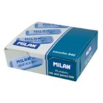 Milan 840 Gomma da cancellare smussata - Doppio uso - Flessibile - Pan di pane - Gomma - Colore rosa/blu - immagine 2