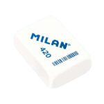 Milan 420 Confezione da 3 gomme da cancellare rettangolari - a forma di briciola di pane - gomma sintetica morbida - colori assortiti