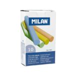 Milan Confezione da 10 gessetti colorati - Rotondi - Senza caseina - Colori assortiti - immagine 2