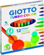 Giotto Turbo Color Confezione da 12 pennarelli - Punta fine 2