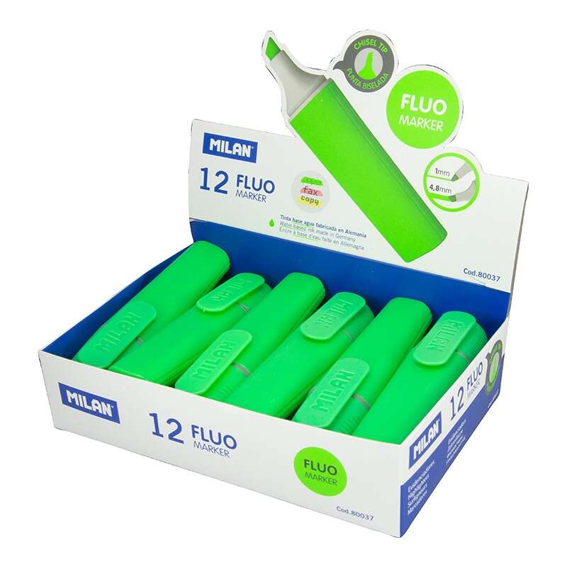 Milan Evidenziatore fluorescente - Punta smussata 1 - 4