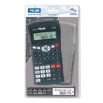 Milan M240 Calcolatrice scientifica 10+2 cifre - Display a 2 righe - 240 funzioni integrate, di cui 124 scientifiche - Custodia protettiva - Colore nero/bianco/rosso - immagine 3
