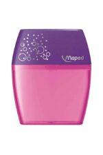 Maped Shaker Temperamatite a 2 fori con contenitore di grande capacità - Forma ergonomica - Colori assortiti