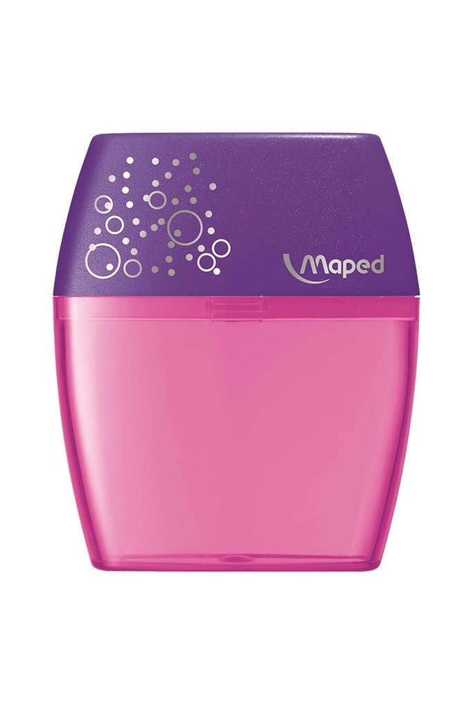 Maped Shaker Temperamatite a 2 fori con contenitore di grande capacità - Forma ergonomica - Colori assortiti